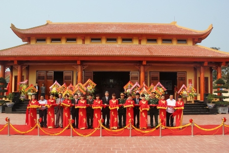 Khánh thành nhà tưởng niệm và đặt tên đường Đại tướng Chu Huy Mân